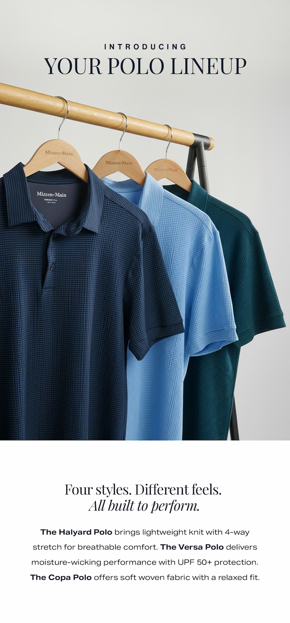 YOUR POLO LINEUP