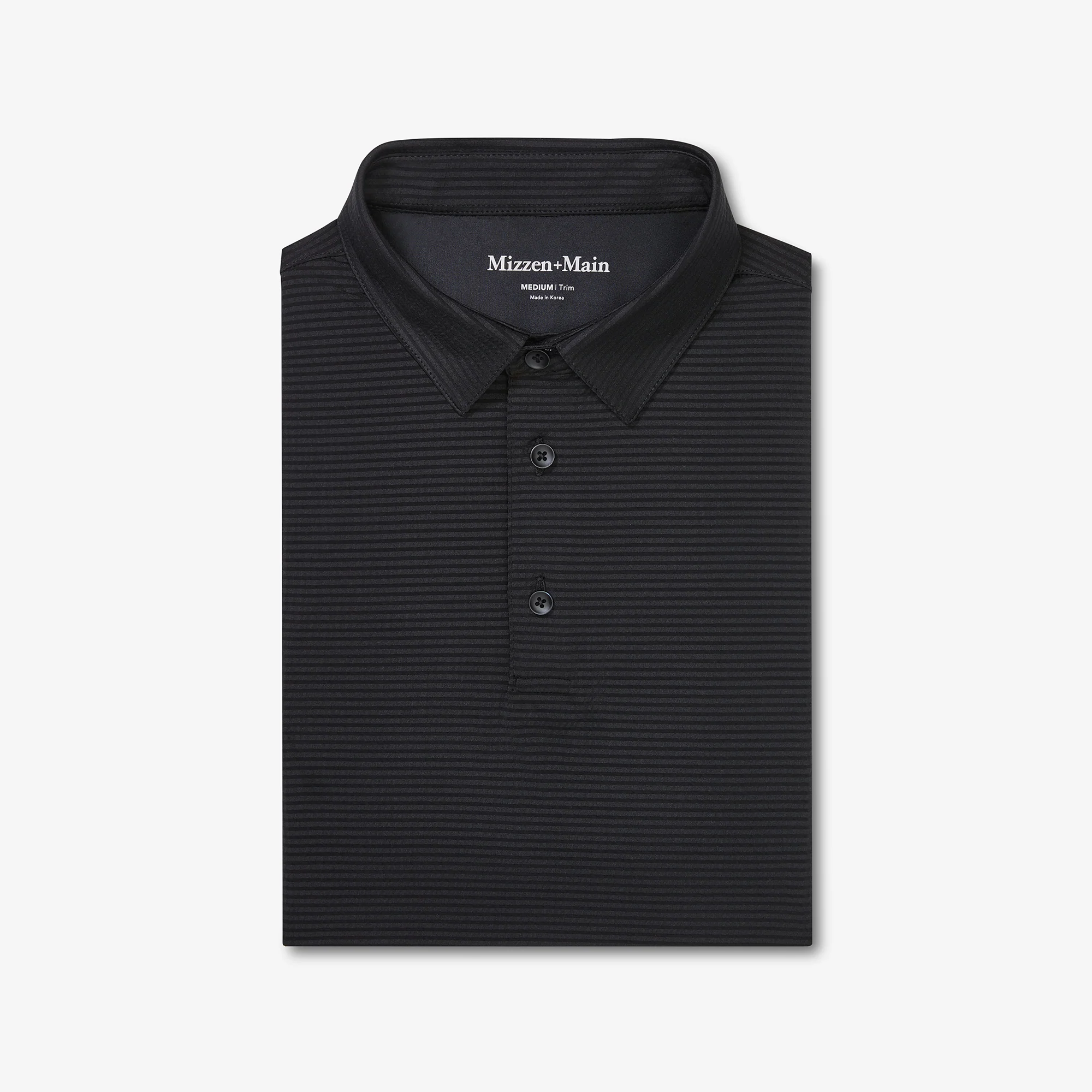 Image of Black Copa Short Sleeve Polo