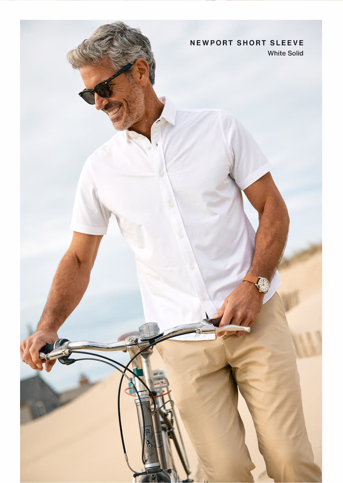NEWPORT SHORT SLEEVE White Solid