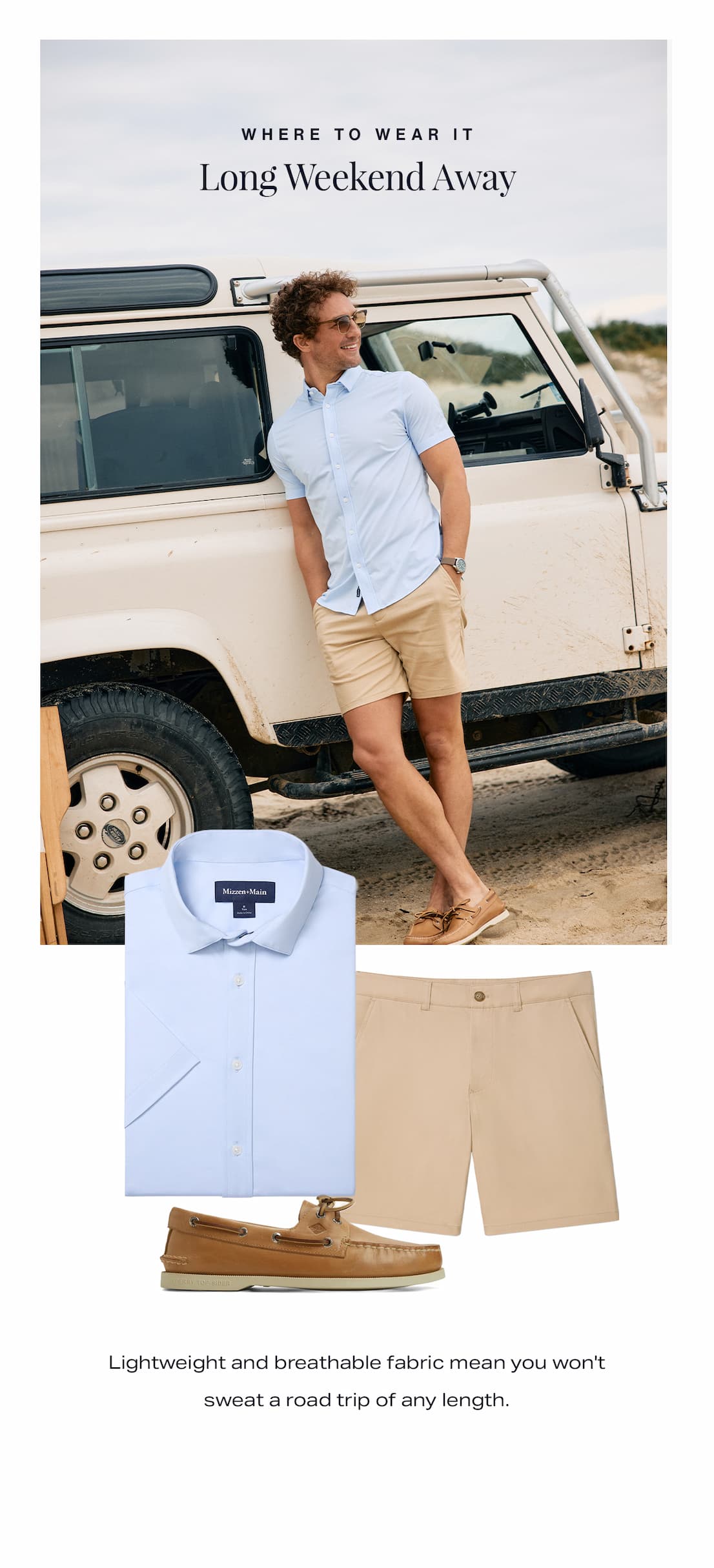 Where to wear it: Long weekend away