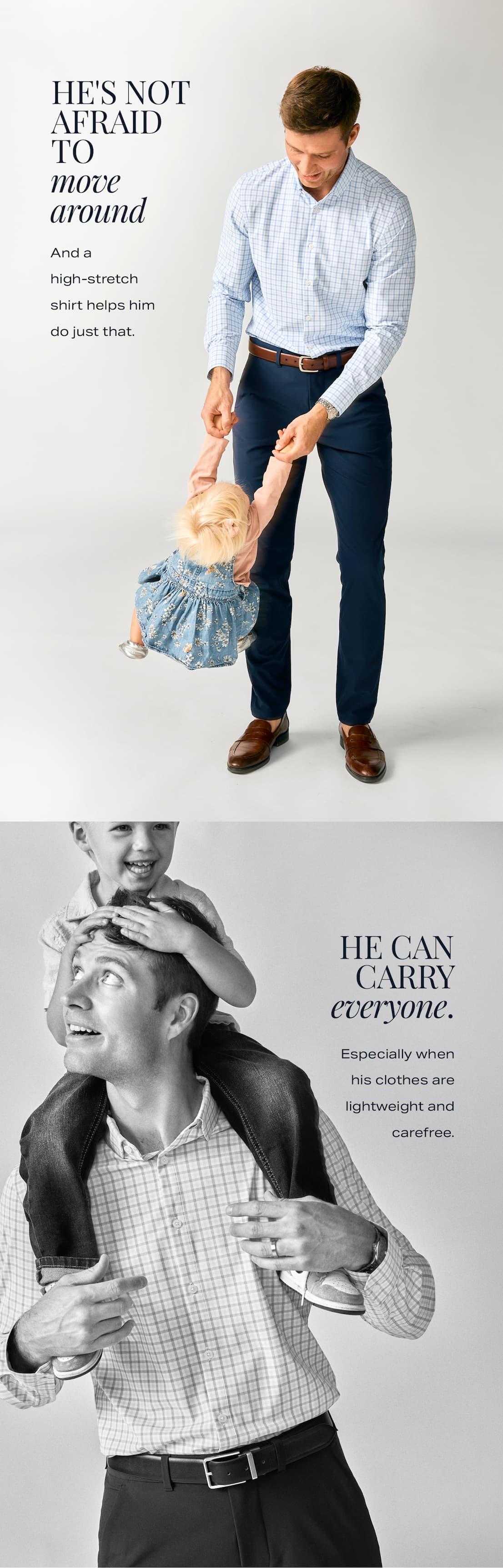 HE'S NOT AFRAID TO move around | HE CAN CARRY everyone.