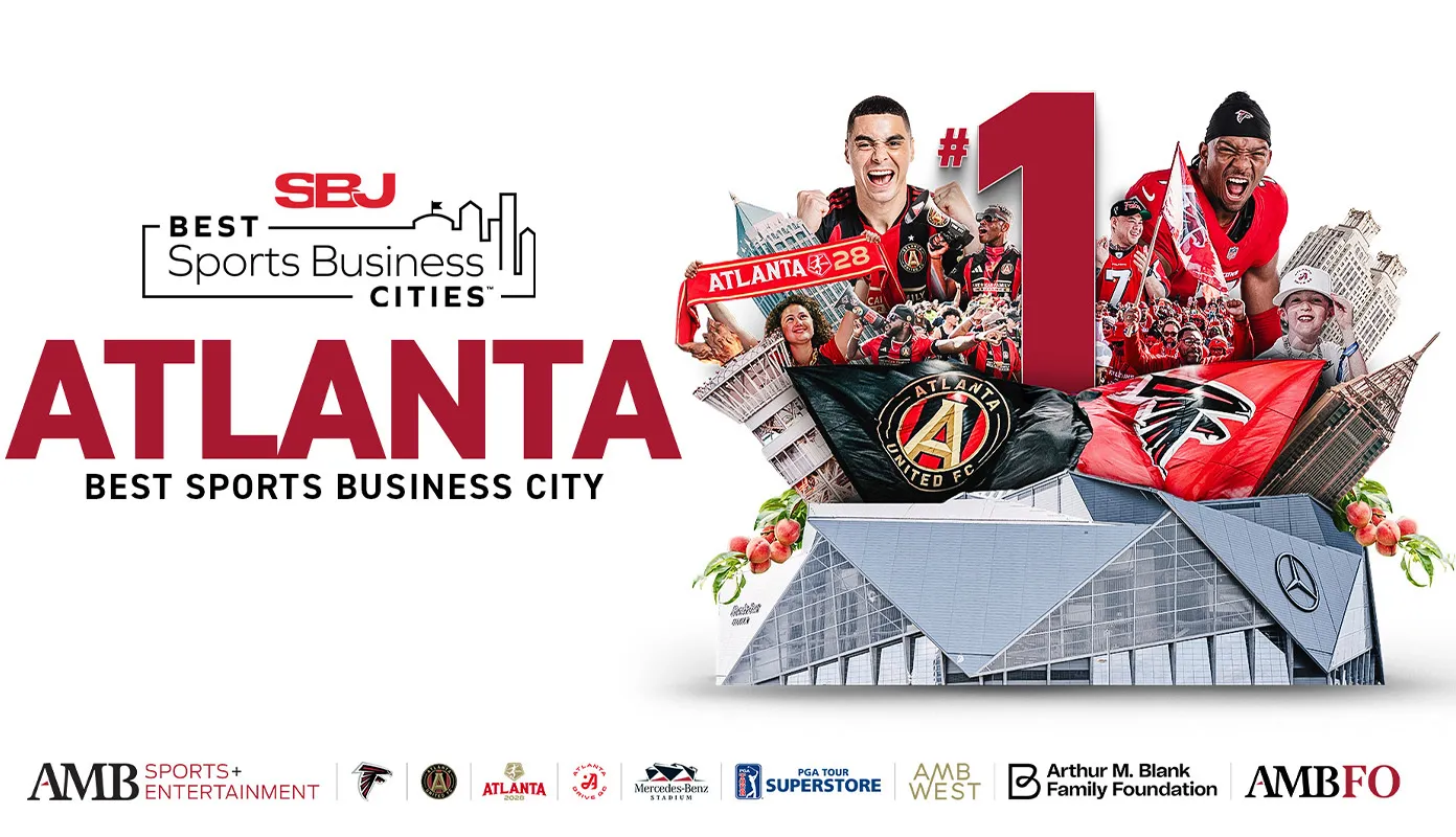Atlanta named SBJ Best Sports Business City with Mercedes‑Benz Stadium and home team pride
