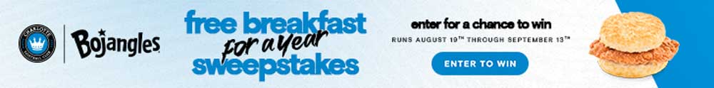 Bojangles | Free Breakfast For a Year Sweepstakes | ENTER TO WIN