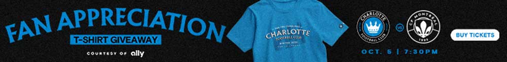 Fan Appreciation T-shirt Giveaway | CLT vs MTL | BUY TICKETS