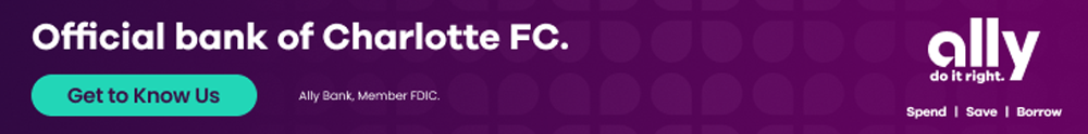 Official bank of Charlotte FC | Ally