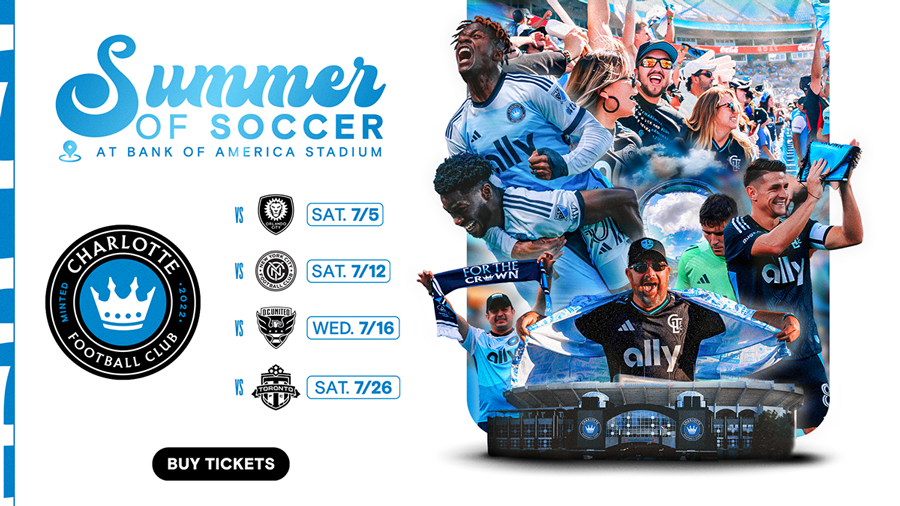 Summer of Soccer at Bank of America Stadium | BUY TICKETS