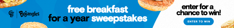 Bojangles | Free Breakfast For a Year Sweepstakes | ENTER TO WIN