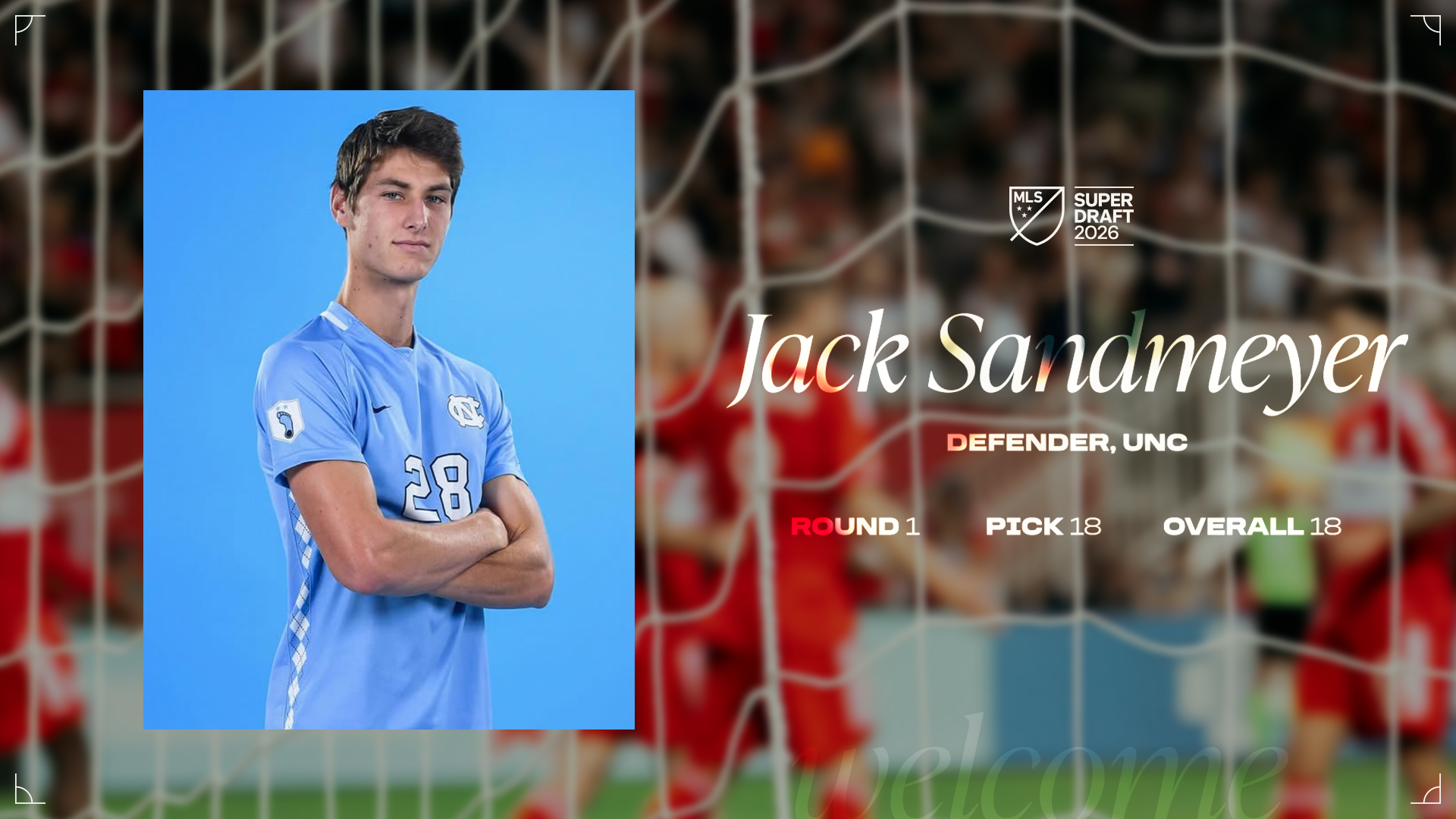 Chicago Fire FC Selects Defender Jack Sandmeyer in 2026 MLS SuperDraft