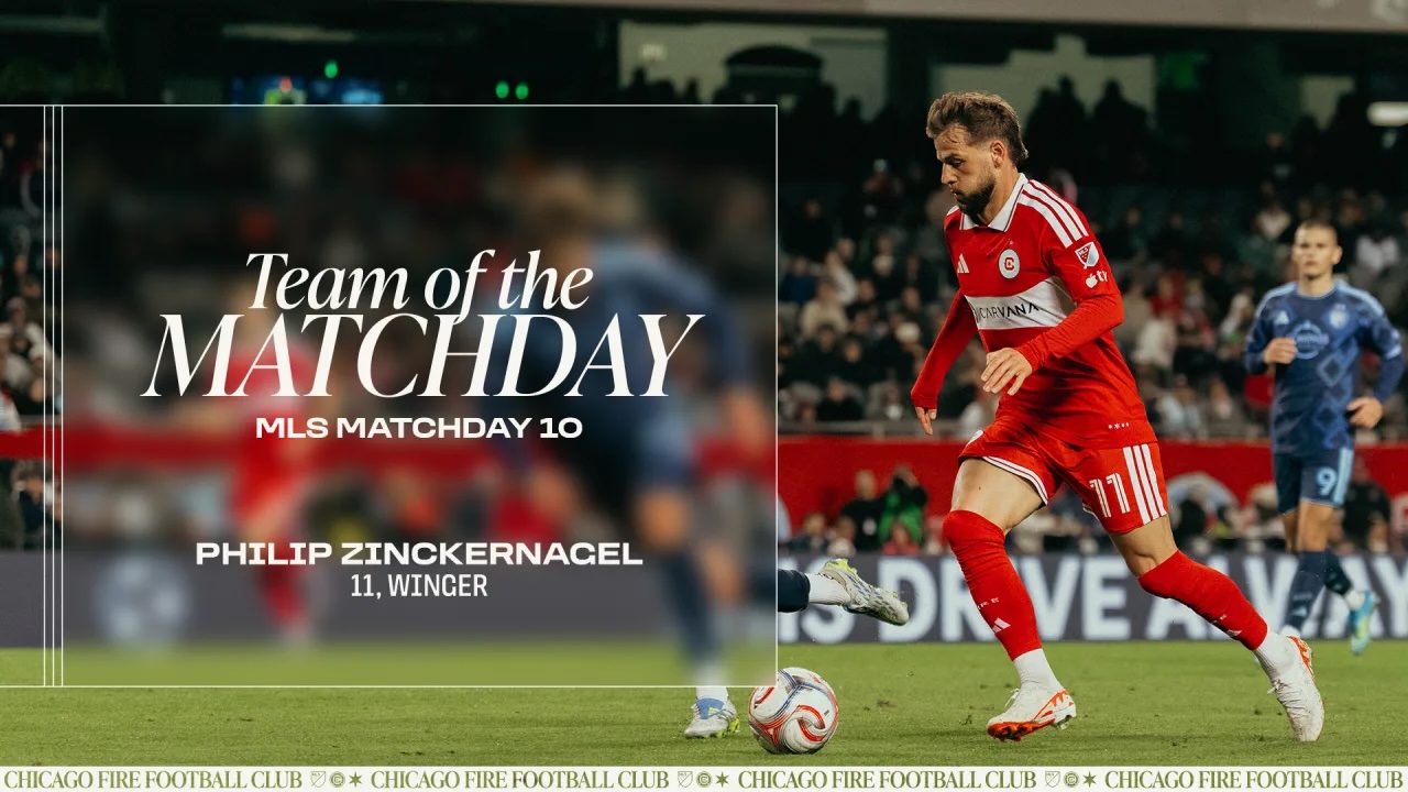Winger Philip Zinckernagel Selected to MLS Team of the Matchday for Matchday 10