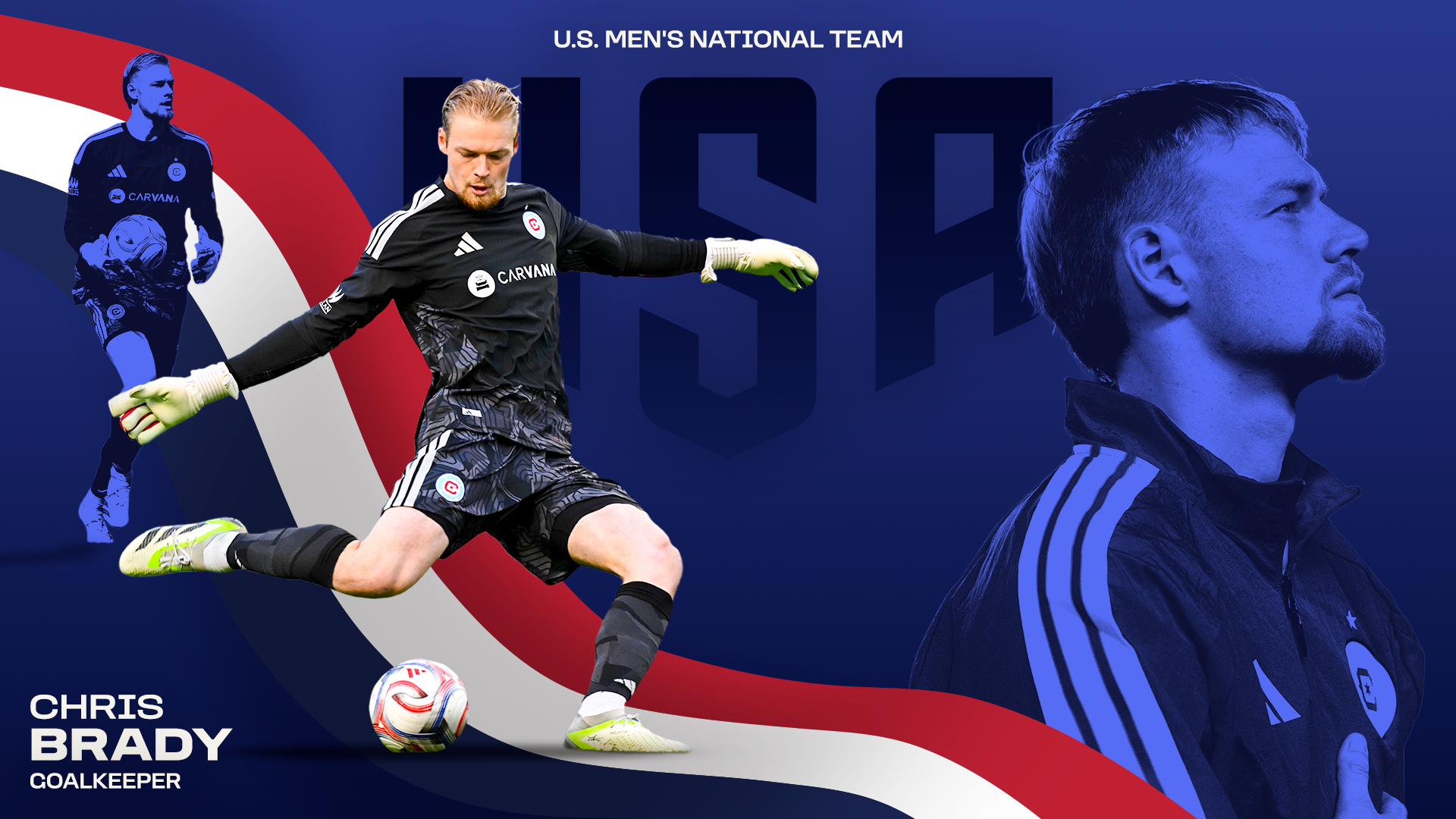 Chicago Fire FC and U.S. Soccer Federation today announced that Homegrown goalkeeper Chris Brady has been named to the U.S. Men’s National Team roster for the 2026 FIFA World Cup