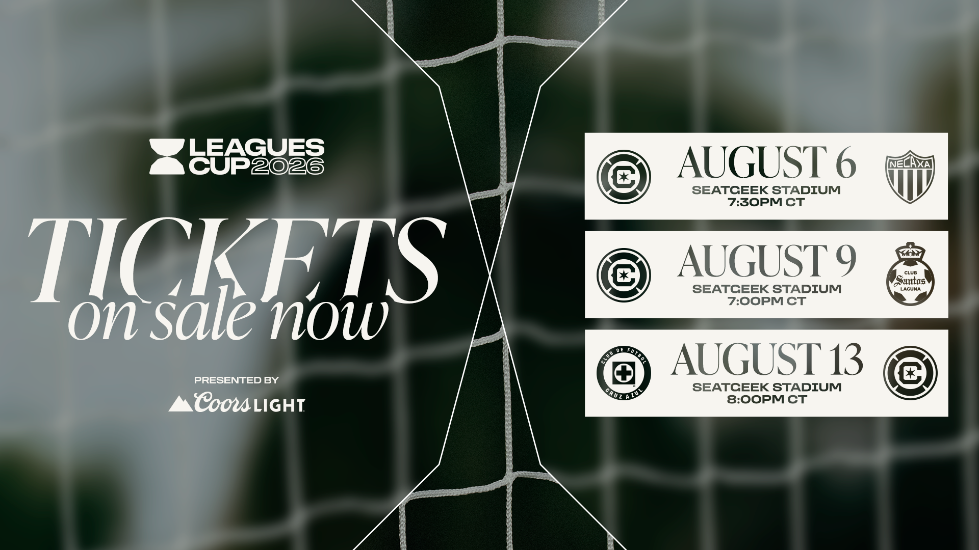 Leagues Cup Tickets On Sale