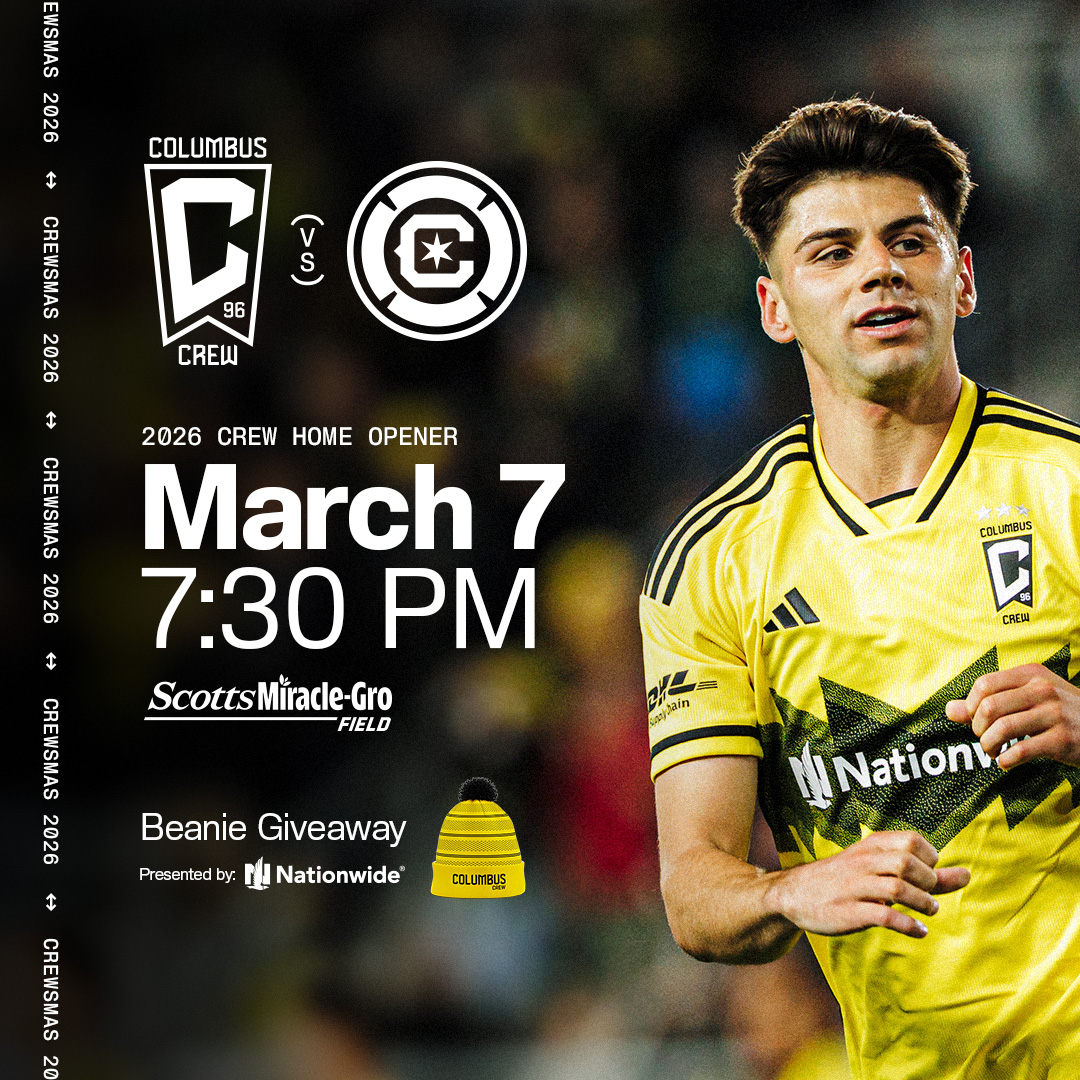 Home Opener Graphic of Max Arfsten - Beanie Giveaway Presented by Nationwide
