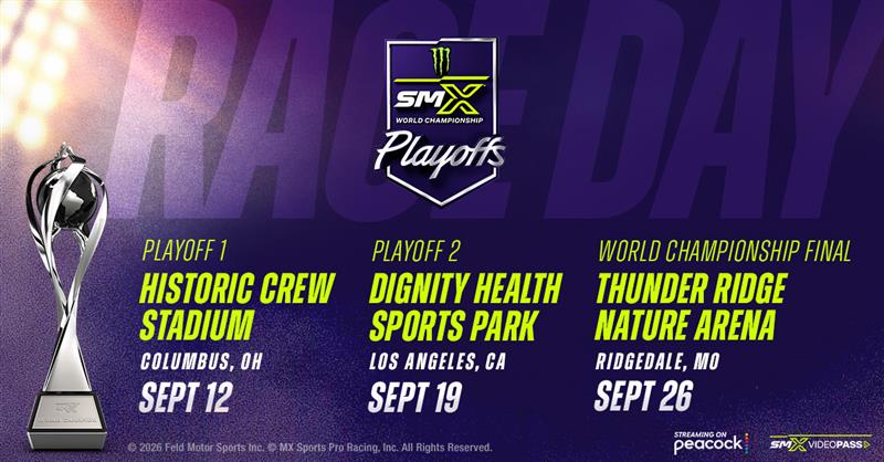 Monster Energy SMX World ChampionshipTM Playoffs Schedule