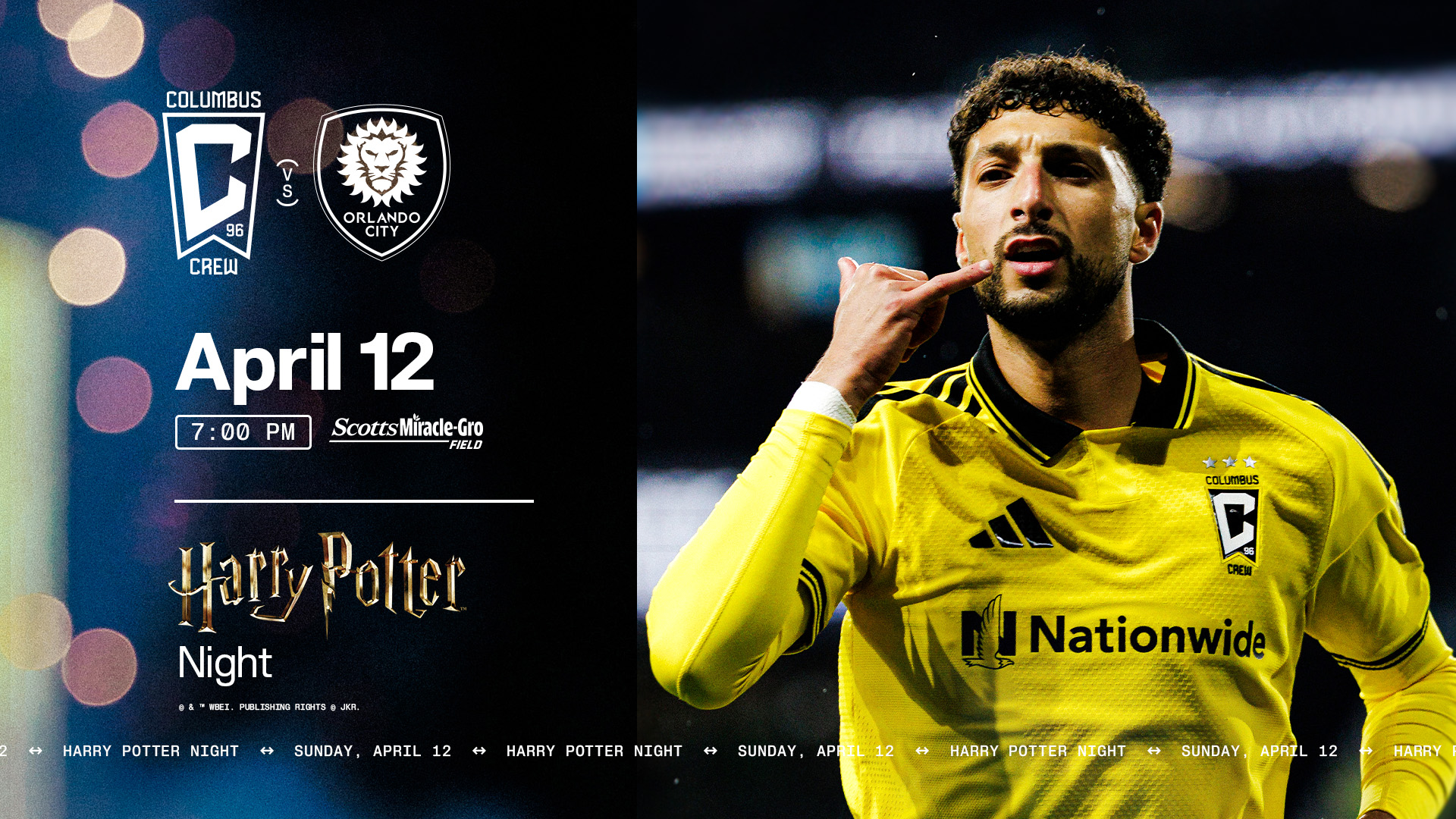 Harry Potter™ Theme Night is April 12 vs Orlando City SC. Don’t miss your chance to experience the matchday magic.