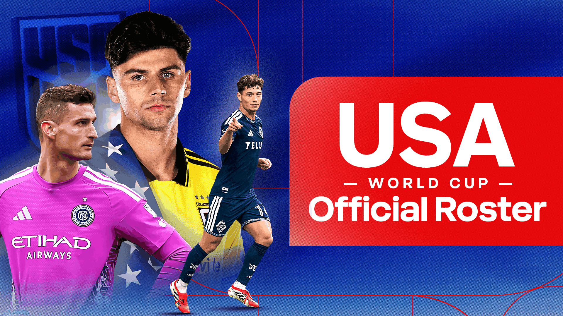 USA World Cup Official Roster