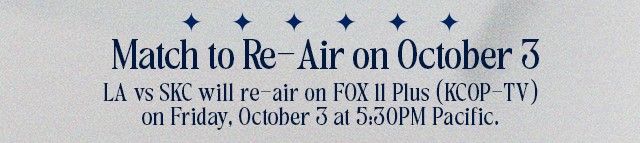 Match to re-air on oct.3