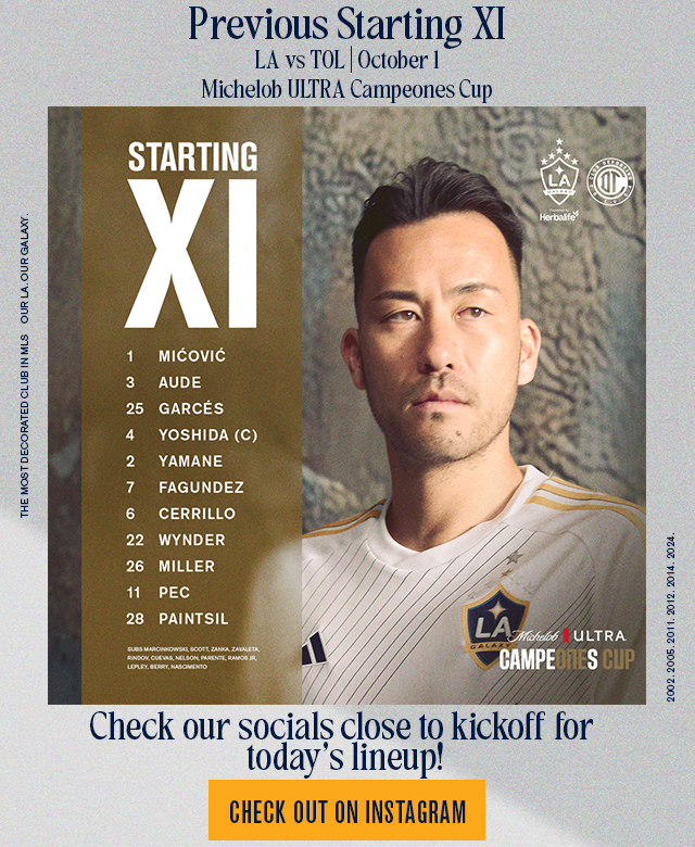 Previous Starting XI