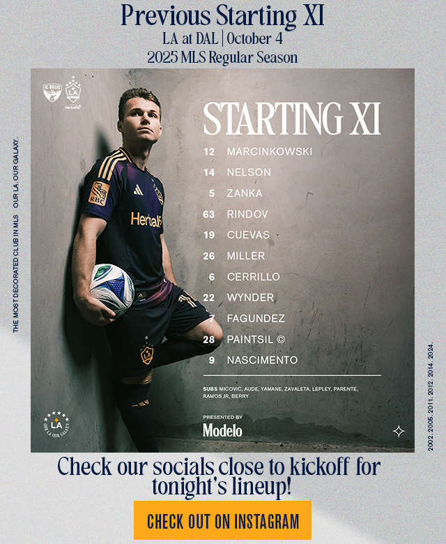 Previous Starting XI