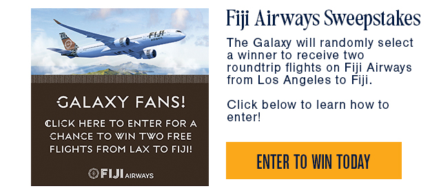 Fiji Airways Sweepstakes