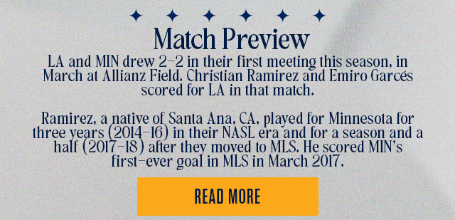 Match Preview: LA vs MIN