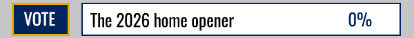 The 2026 home opener