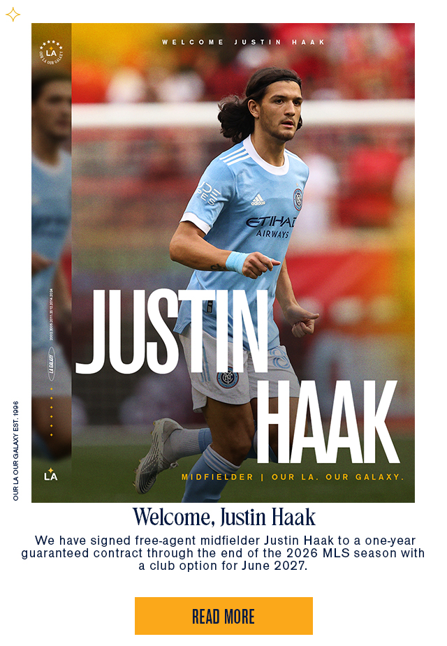 Welcome, Justin Haak