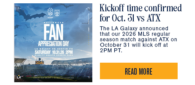 Kickoff time confirmed for Oct. 31 vs ATX