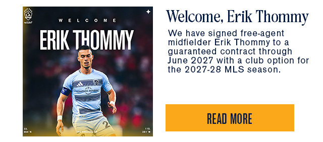 Welcome, Erik Thommy