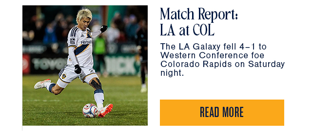 Match Report: LA at COL