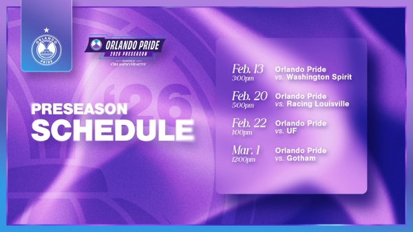 Pride Pre Season