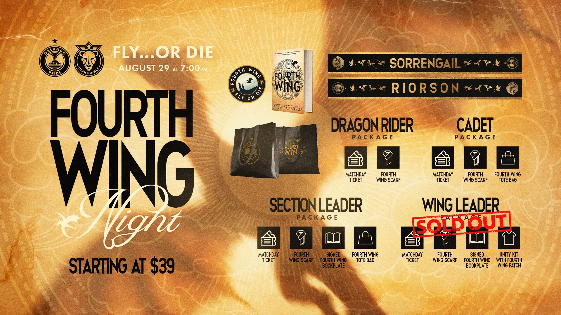 4th Wing Night Merch