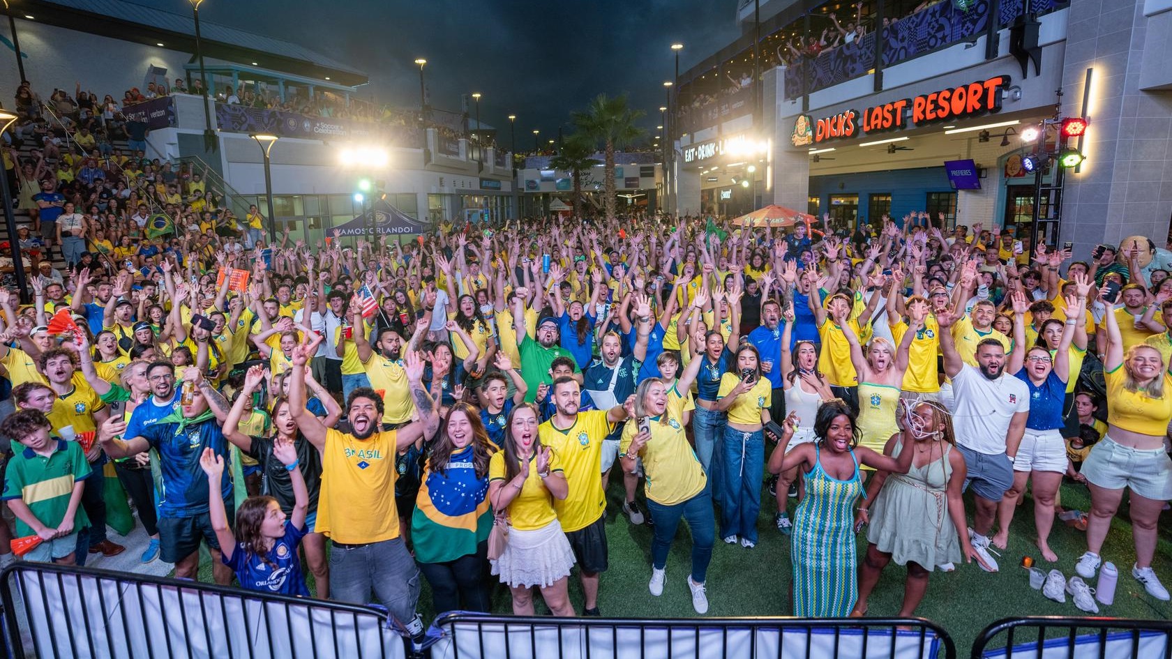 Soccer celebration watch party