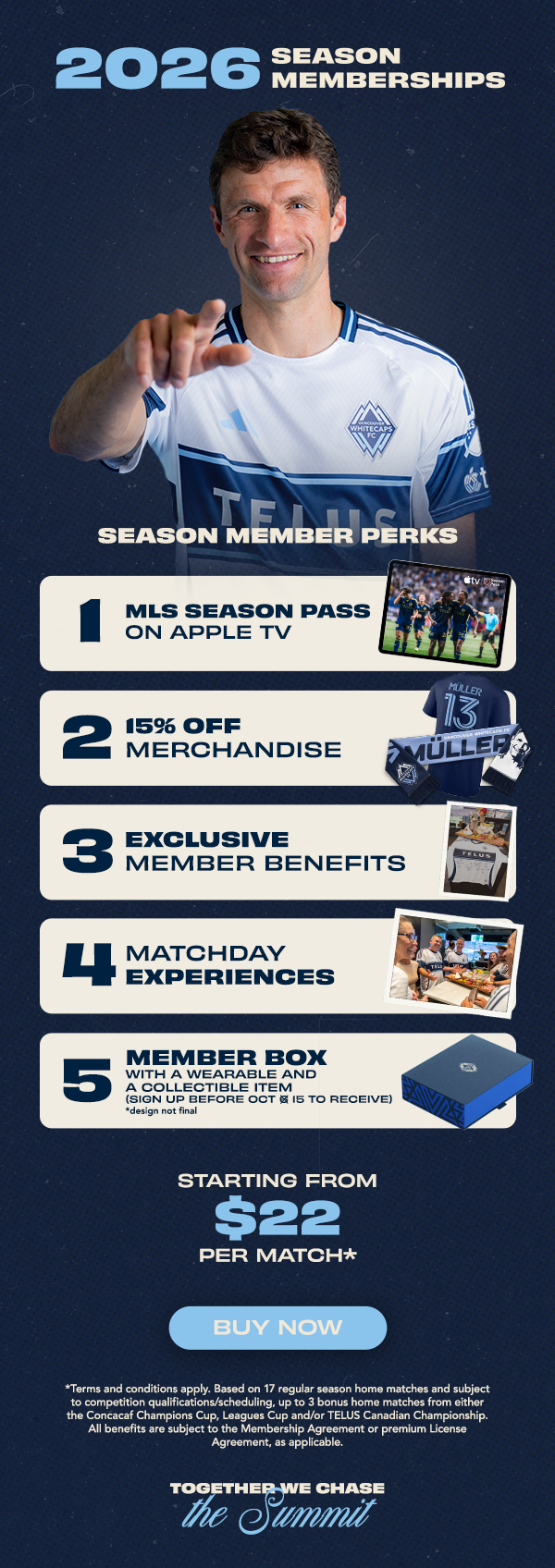 2026 Season Memberships - Buy Now