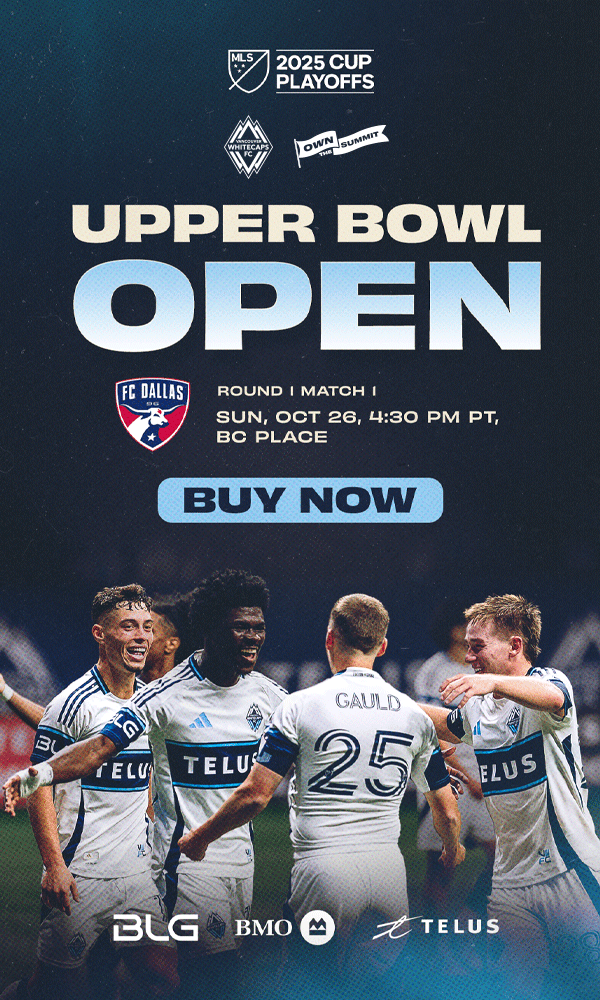 Upper Bowl open for MLS Cup Playoffs this Sunday!