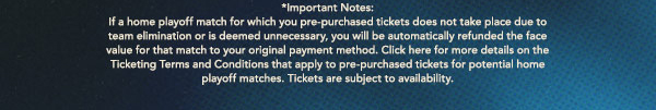 Ticketing Terms and Conditions
