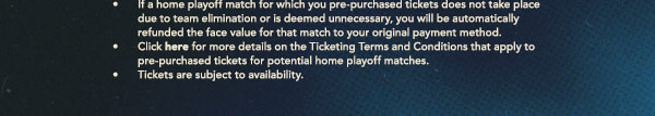 Ticketing Terms and Conditions