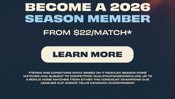 Become a 2026 Season Member from $22/match*