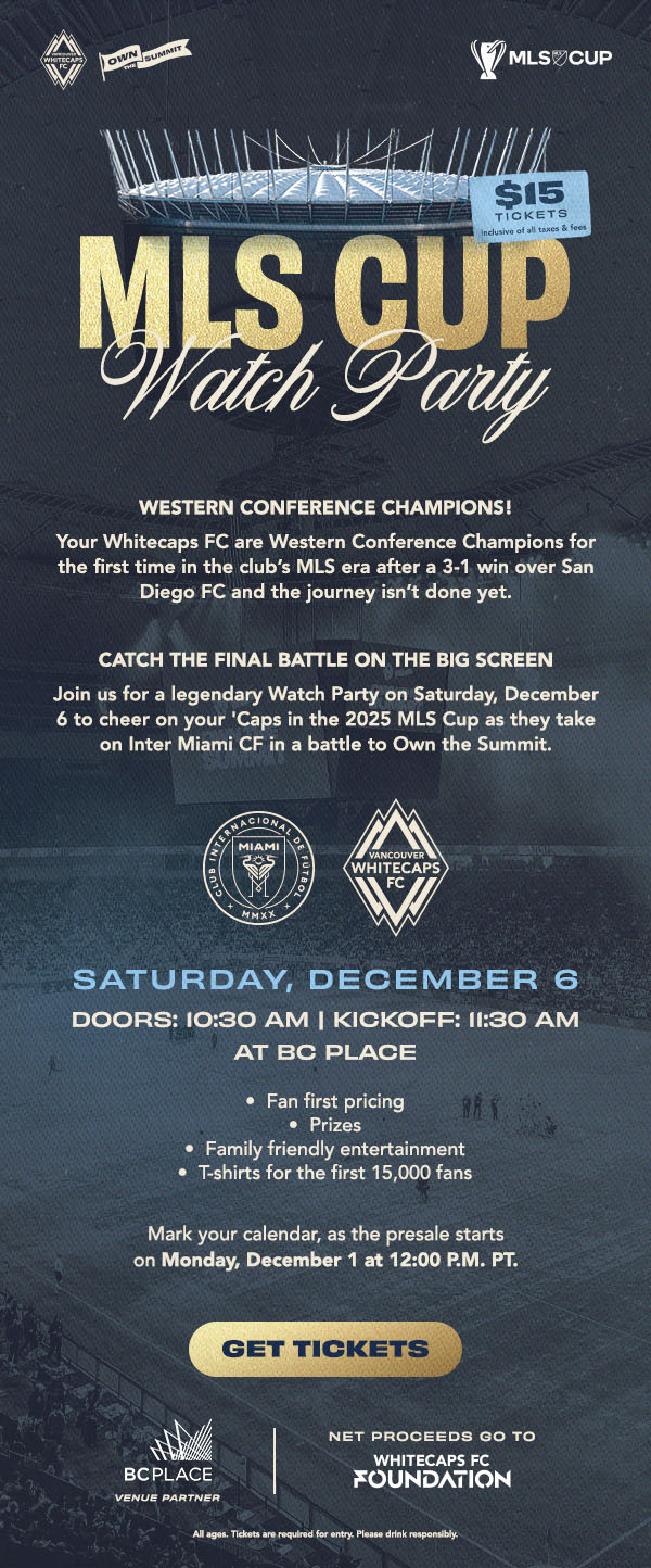 You're invited: MLS Cup Watch Party