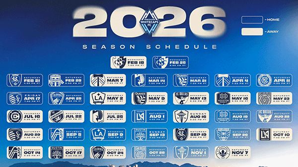 2026 Season Schedule