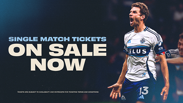 Single match tickets on sale now