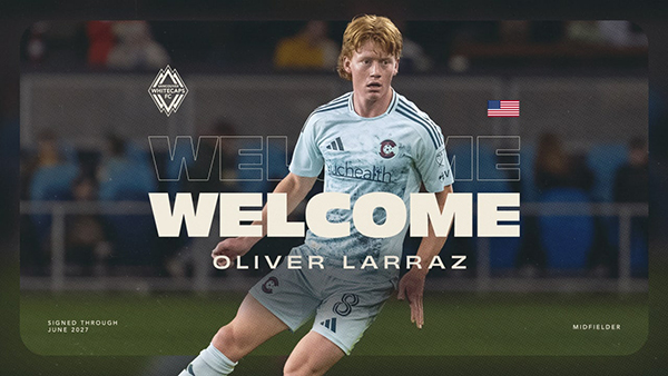 Whitecaps FC sign free agent midfielder Oliver Larraz