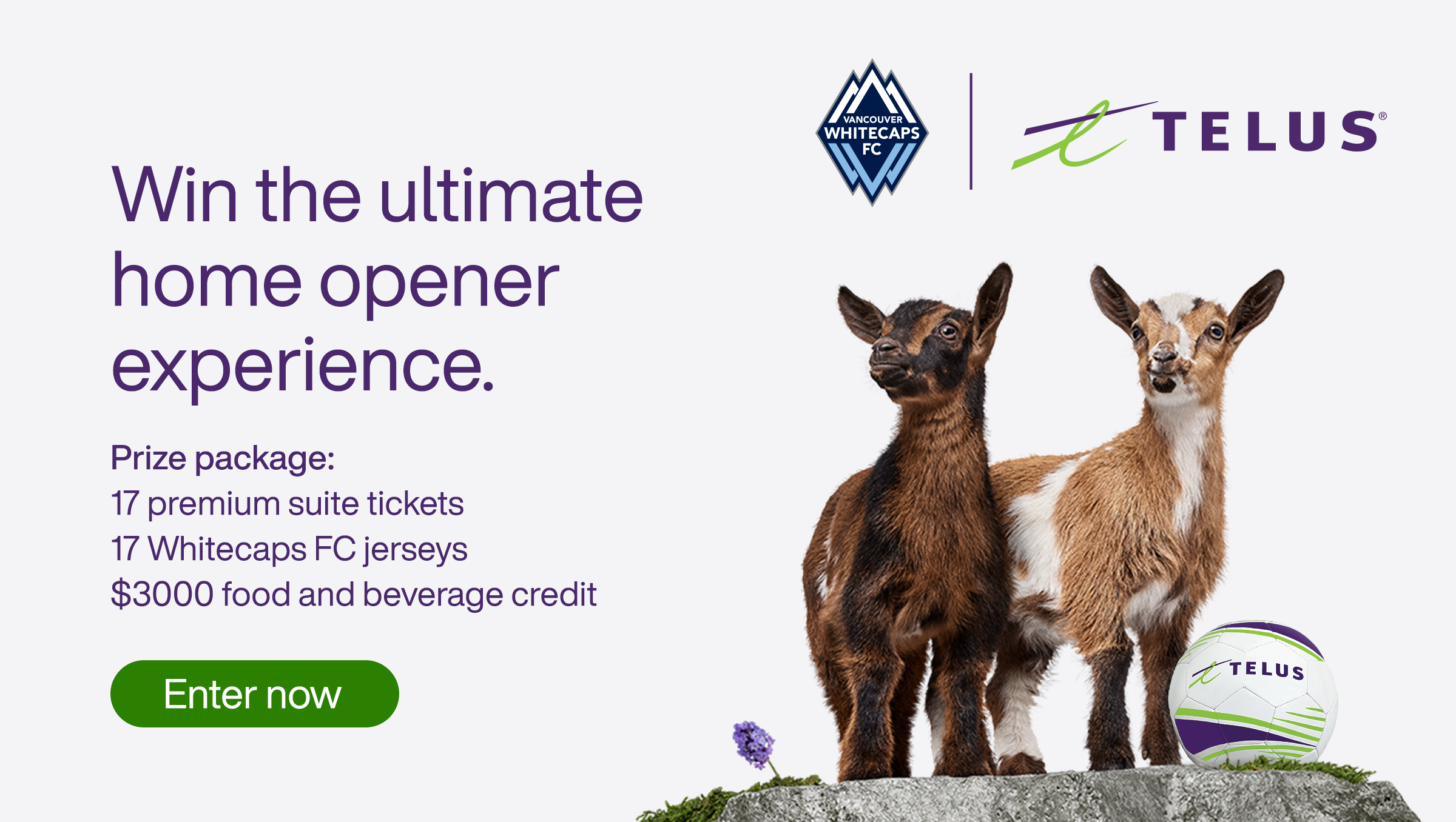 Win the ultimate home opener experience - Enter Now