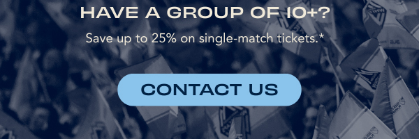 Have a group of 10+? Save up to 25% on single-match tickets.