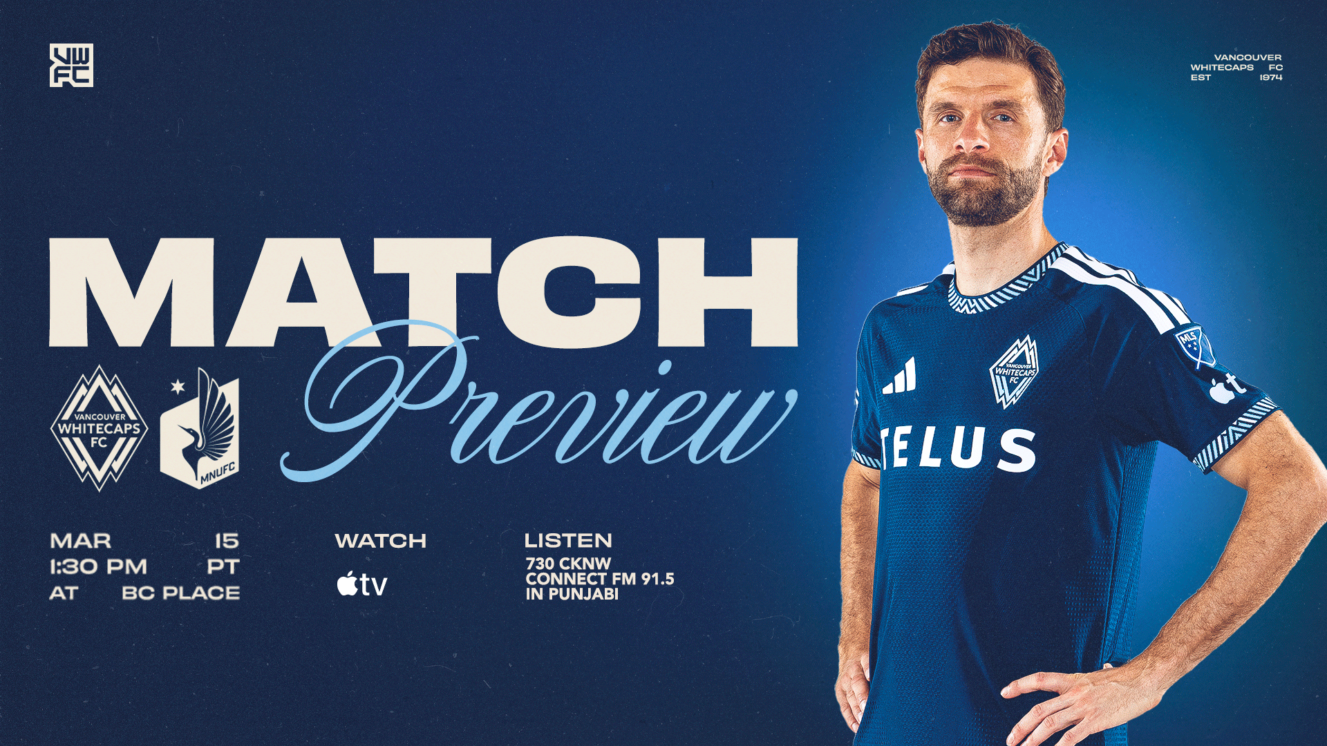 'Caps vs Minnesota United FC