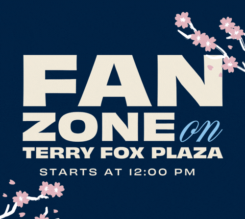 Fan Zone on Terry Fox Plaza Starts at 12pm!