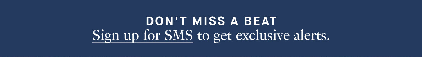Sign up for SMS