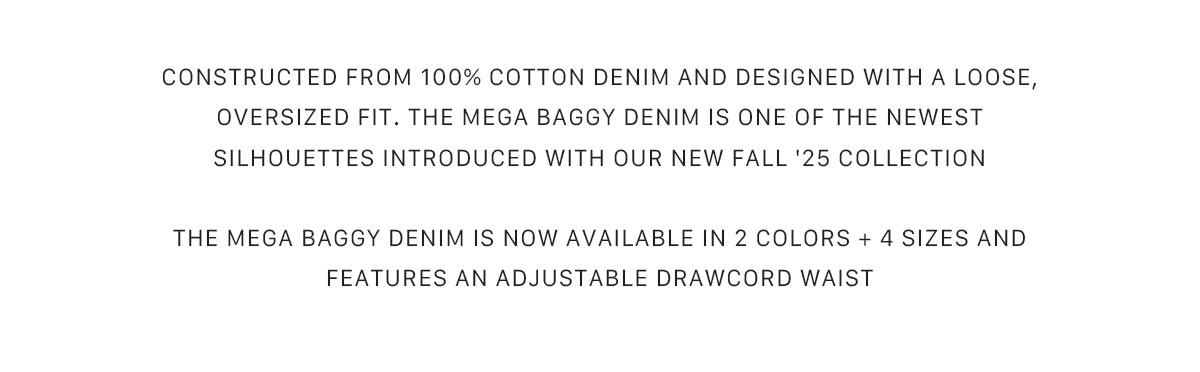 MEGA BAGGY