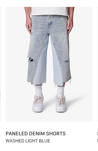 PANELED DENIM