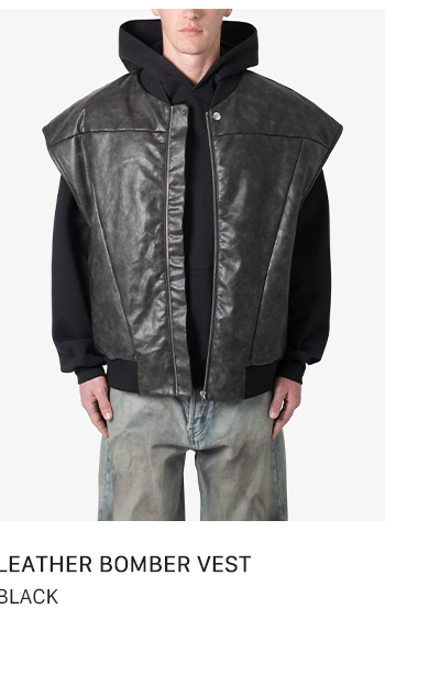 LEATHER BOMBER