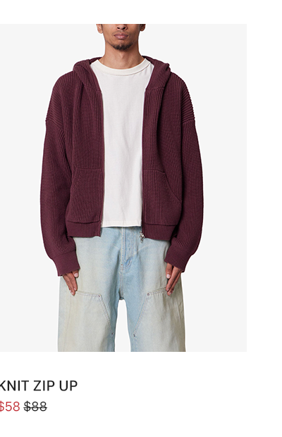 knit zip